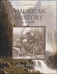 Brinkley - American History: A Survey Book Cover