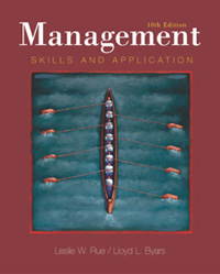 Rue: Management:  Skills and Application, 10e