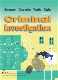 Swanson, Criminal Investigation 9e book cover