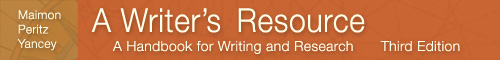 A Writer's Resource 3e