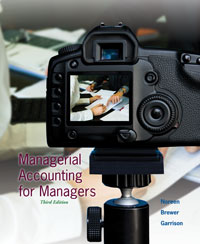 Noreen, Managerial Accounting for Managers, Third Edition Large Cover