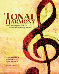 Kostka: Tonal Harmony, Seventh Edition, Book Cover
