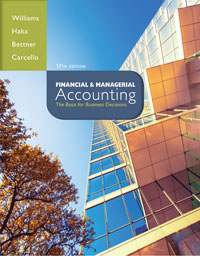 Williams Financial and Managerial Accounting Seventeenth Edition Large Cover
