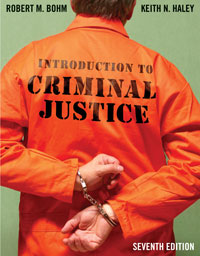 Bohm: Introduction to Criminal Justice, Seventh edition, Book Cover Image