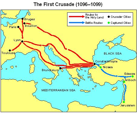 Crusades Map