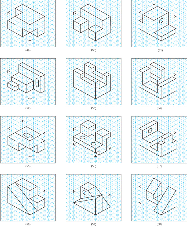 Figure 4.85e - Problem 4.2 Multiview sketching problems