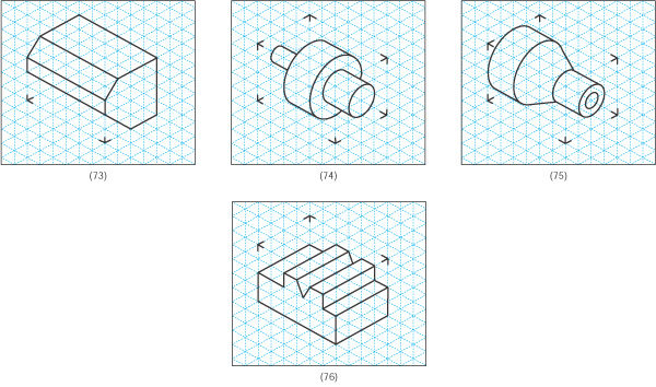 Figure 4.85g - Problem 4.2 Multiview sketching problems