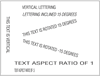 Figure 4.83 - Examples of CAD text slant, incline, and aspect ratios (38,674 bytes)