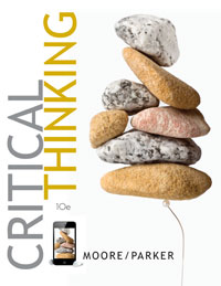 Moore: Critical Thinking, Tenth Edition, Book cover