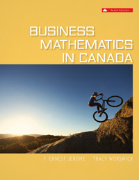 Large Cover for Business Mathematics in Canada