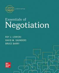 Essentials Of Negotiation Information Center: